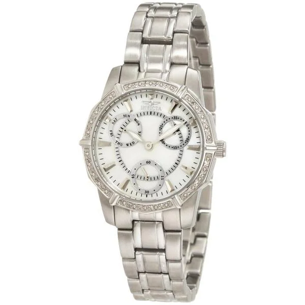 Invicta Women's 1777 Wildflower Mother-Of-Pearl Dial Stainless Steel Watch