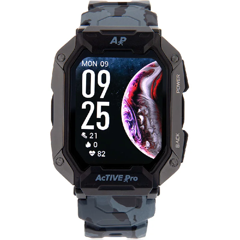 Active Pro Smart Watch Army Grey Edition