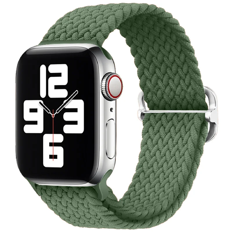 Apple Watch Braided Nylon Strap (Green)