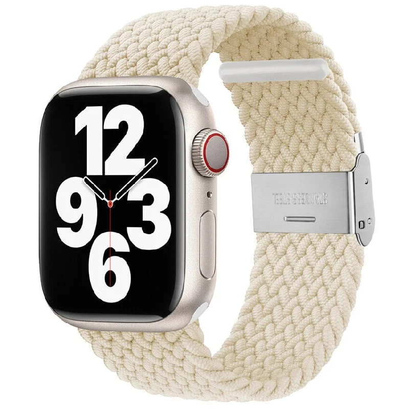 Apple Watch Braided Strap (Starlight)