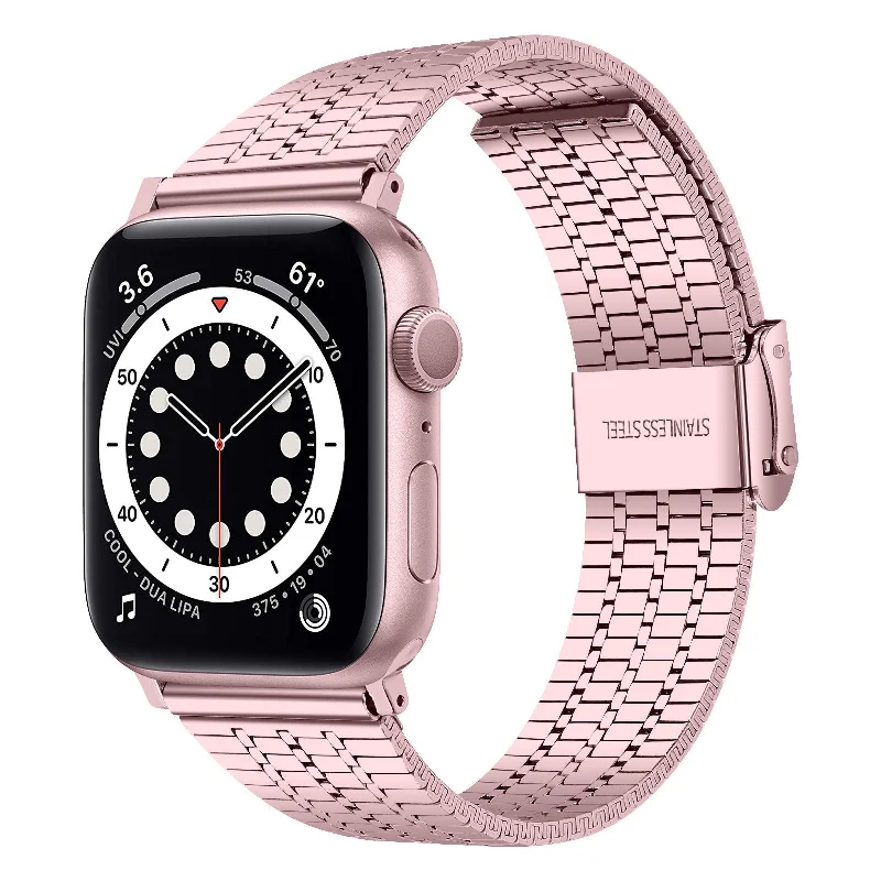 Apple Watch Fine Steel Strap (Pink)