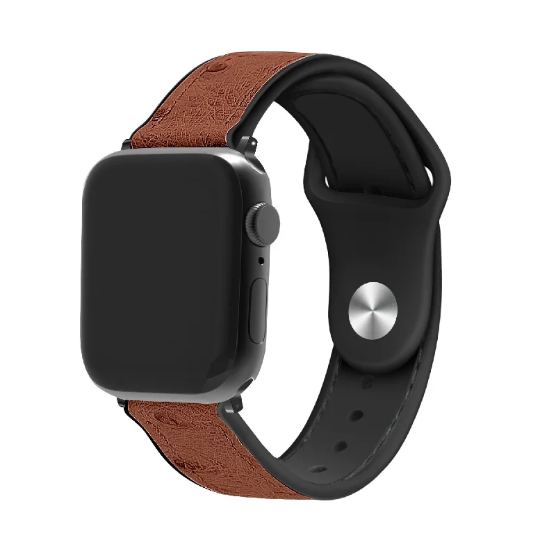 Apple Watch Hybrid Leather Strap (Brown)