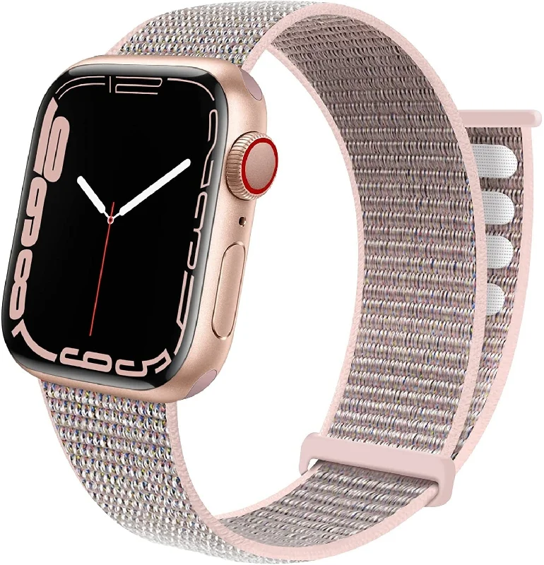 Apple Watch Nylon Loop Strap (Pink)