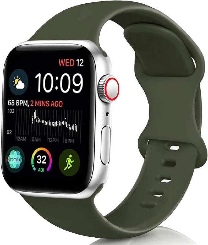 Apple Watch Silicone Strap Classic (Army Green)