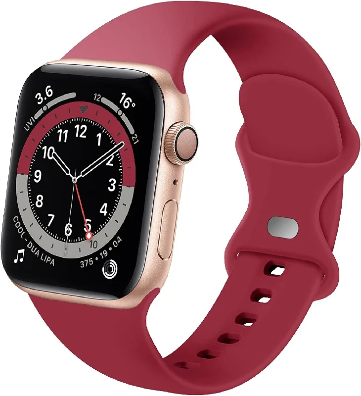 Apple Watch Silicone Strap Classic (Burgundy)