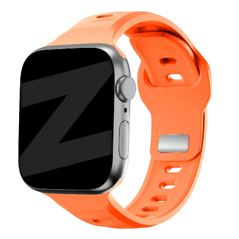 Bandz Apple Watch Silicone Strap 'Outdoor' (Orange)