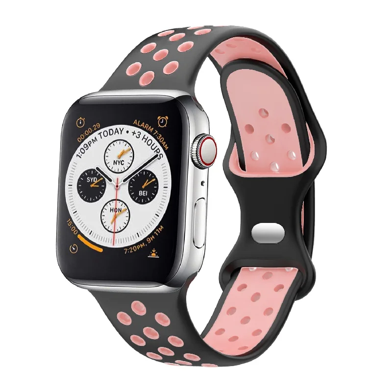 Apple Watch Sport Strap Classic (Black/Pink)