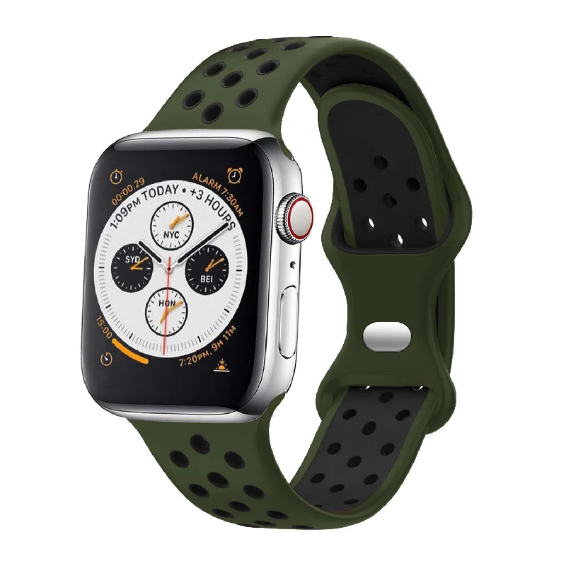 Apple Watch Sport Strap Classic (Olive/Black)