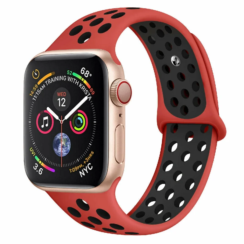 Apple Watch Sport Strap (Red/Black)