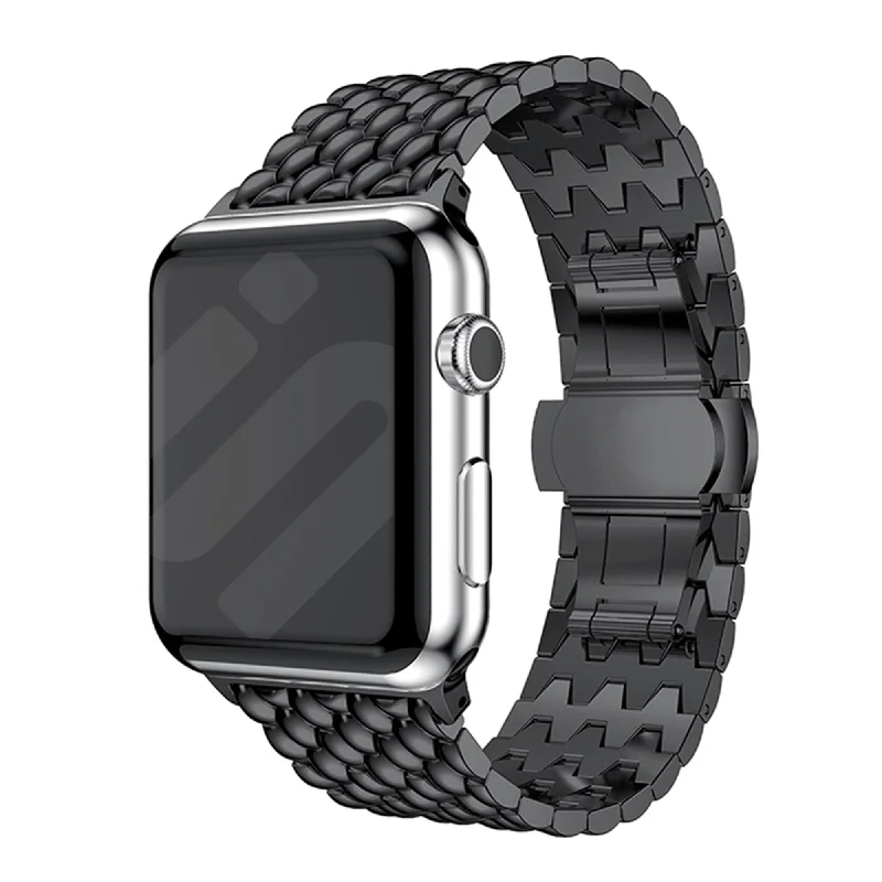 Apple Watch Steel Strap Dragon (Black)