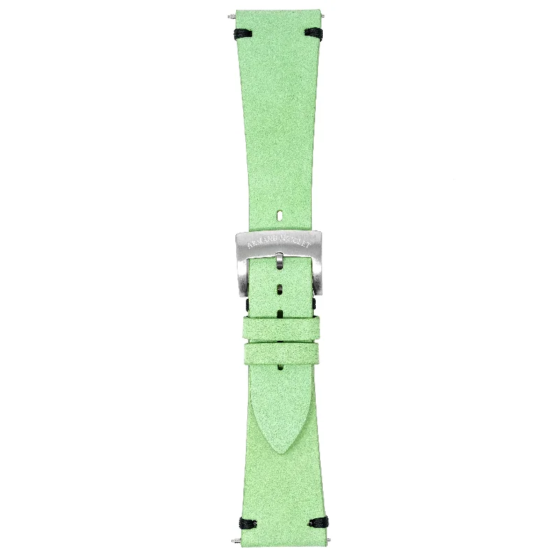 Armand Nicolet Watch Green Leather Strap