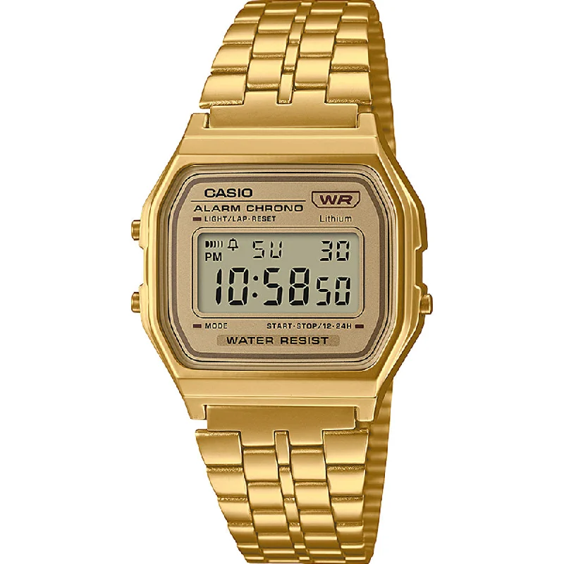 Casio A158WETG-9A Vintage Gold Digital