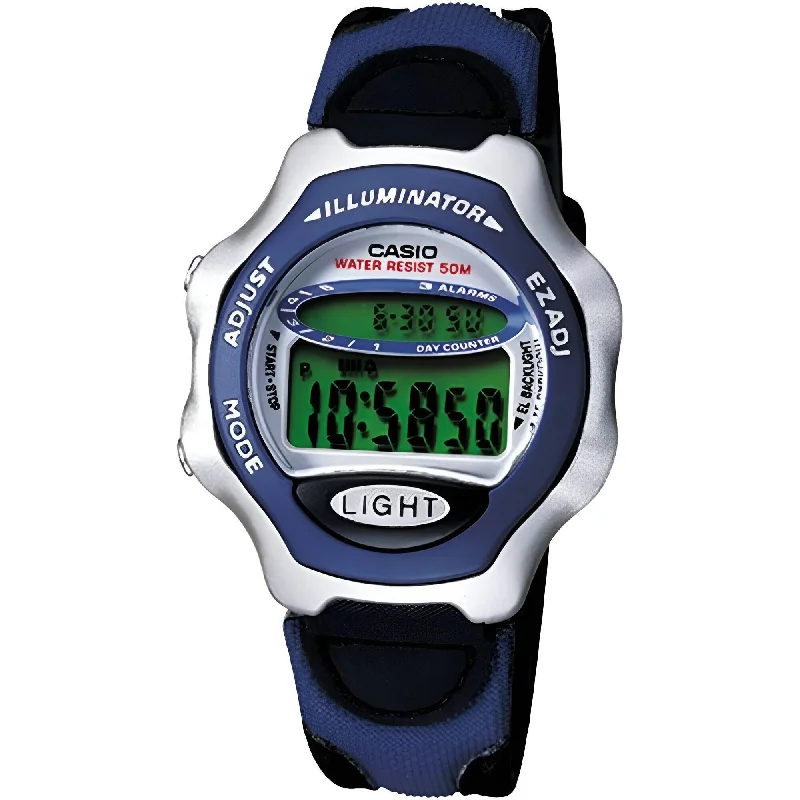 Casio Women's Watch - Alarm Blue and Black Strap Illuminator Digital | LW-24HB-2B