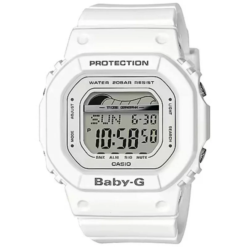 Casio Women's Watch - Baby-G World Time White Resin Strap Digital Dial | BLX560-7