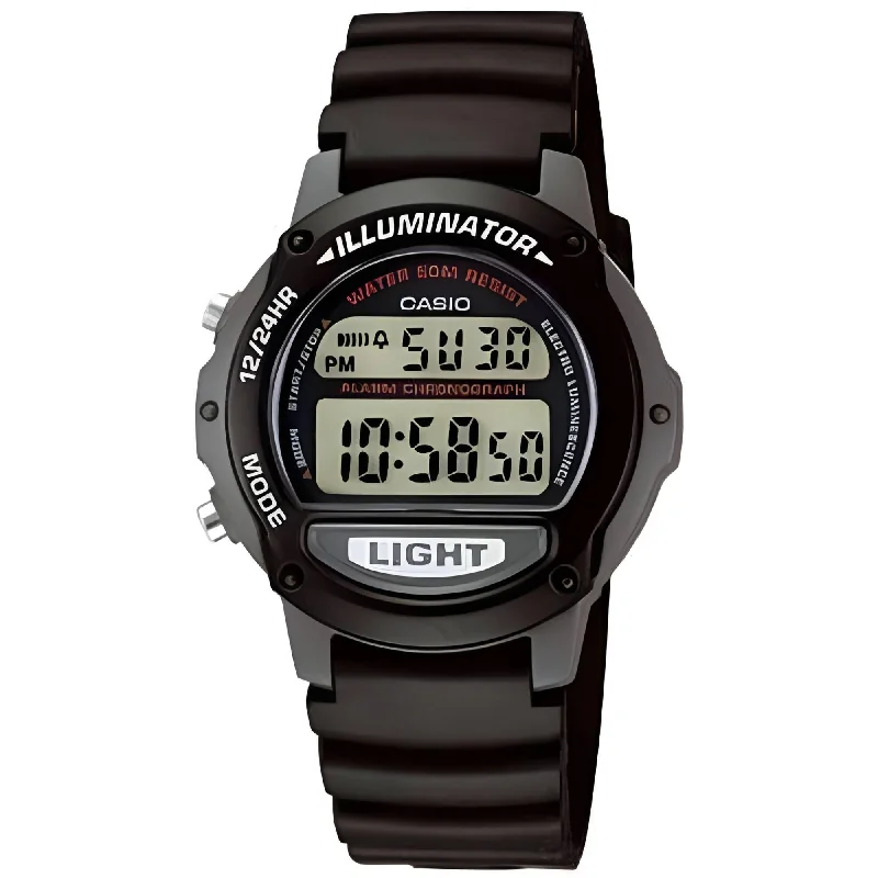 Casio Women's Watch - Daily Alarm Black Resin Strap Illuminator Digital | LW-22H-1A