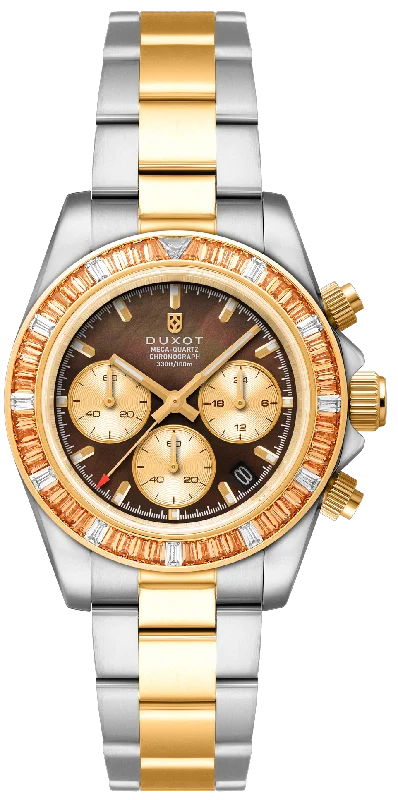 Duxot Accelero Rainbow Chronograph Pearl Brown DX-2064-77