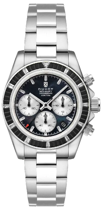 Duxot Accelero Rainbow Chronograph Pearl Silver DX-2064-55