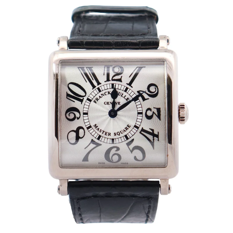 Franck Muller Master Square 32mm Silver Dial Watch Ref# 6002 M QZ V