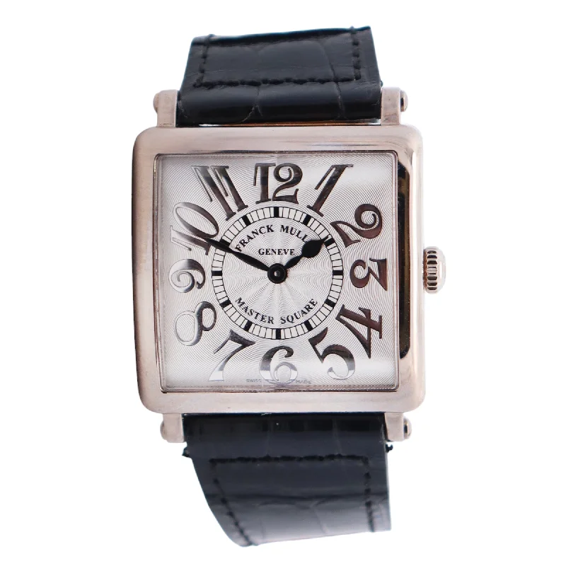 Franck Muller Master Square 34mm Silver Dial Watch Ref# 6002 M QZ REL V