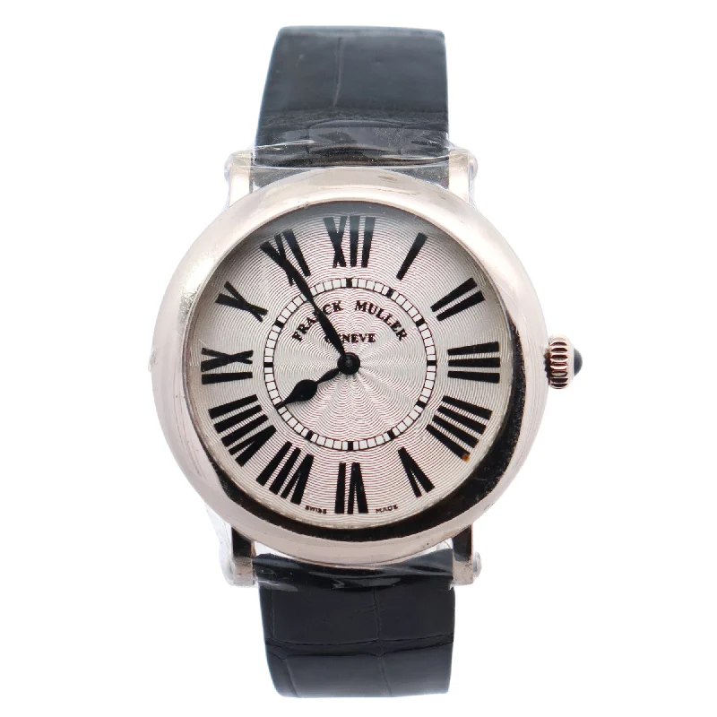 Franck Muller Round 38mm White Dial Watch Ref# 8038 QZ R