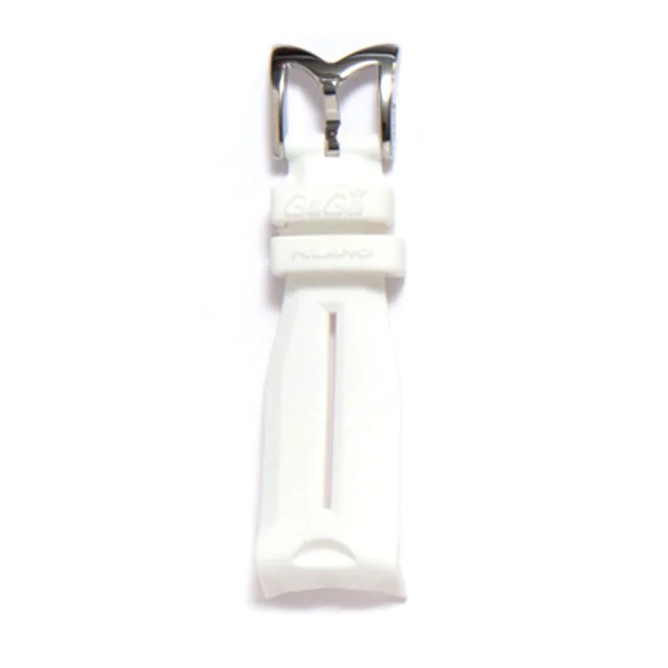 Gagà Milano Manuale 48mm Silicone White Watch Strap