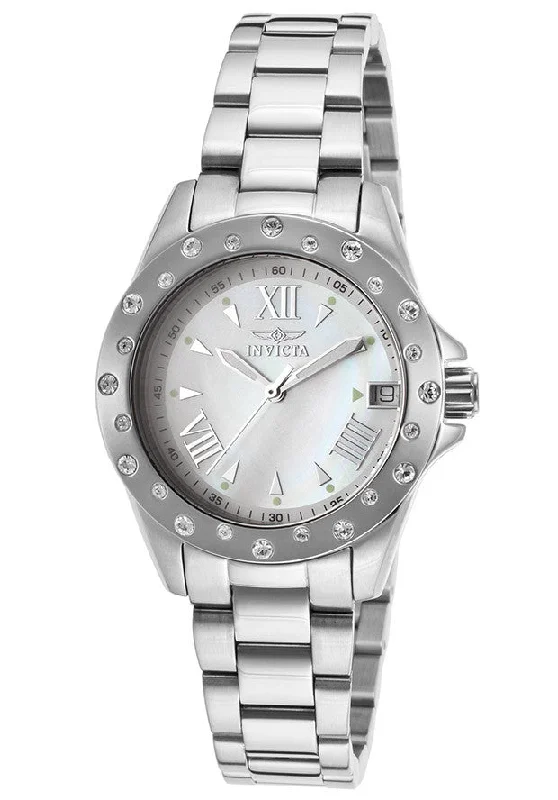 Invicta Women's 12854 Angel Analog Display Swiss Quartz Silver Watch