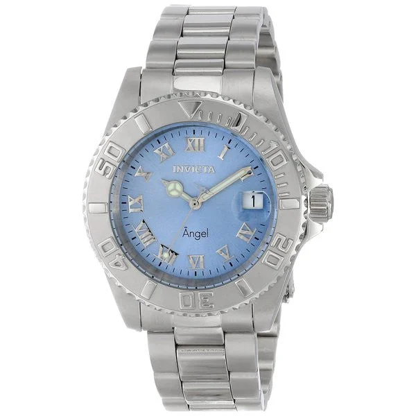 Invicta Women's 14361 Angel Blue Dial Stainless Steel Watch