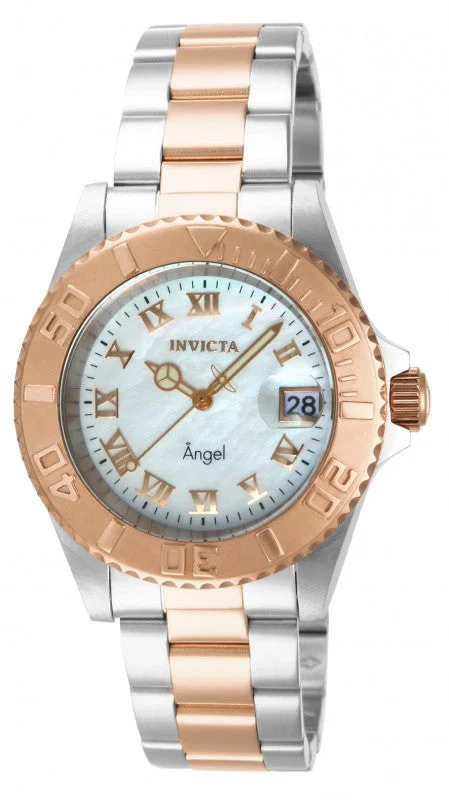 Invicta Women's 14367 Angel Analog Display Swiss Quartz Two Tone Watch