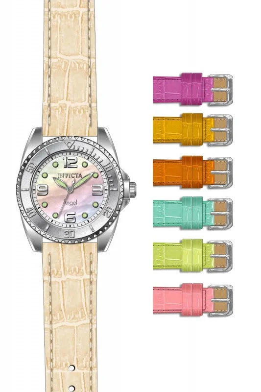 Invicta Women's 15003 Angel Quartz 3 Hand White Dial Watch