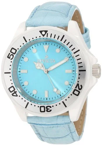 Invicta Women's 11299 Ceramic Light Blue Dial Watch