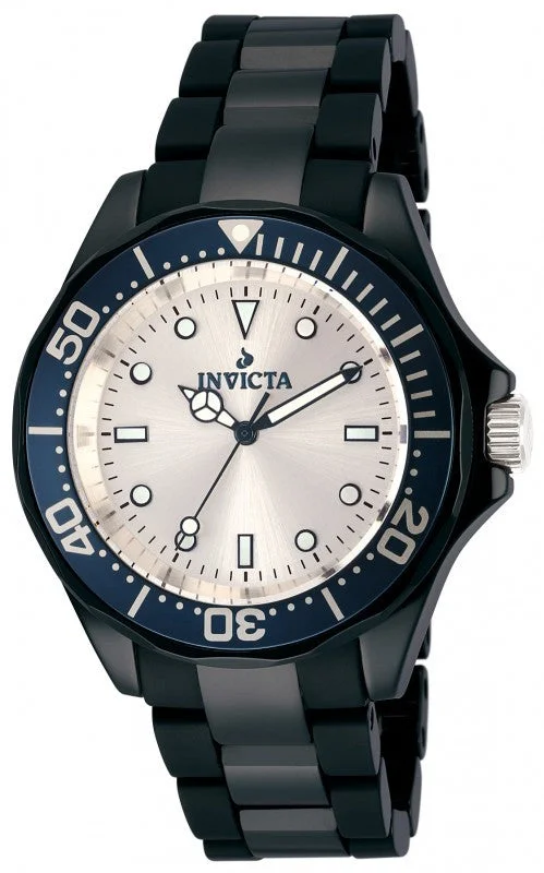 Invicta Women's 11300 Navy & Silver Ceramic Watch