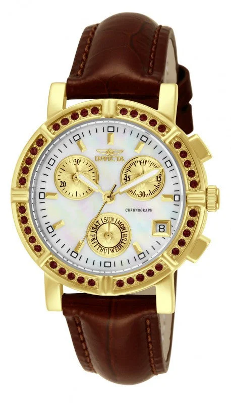 Invicta Women's 10315 Wildflower Chronograph Mother Of Pearl Watch