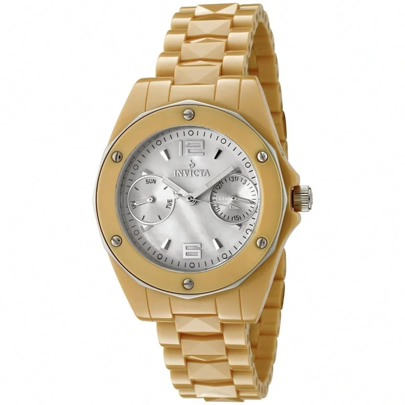 Invicta Women's 0298 Ceramics Collection Yellow Ceramic Watch