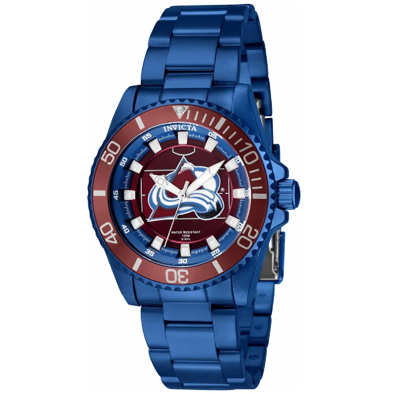 Invicta Women's Quartz Watch - NHL Colorado Avalanche Blue Stainless Steel | 42216