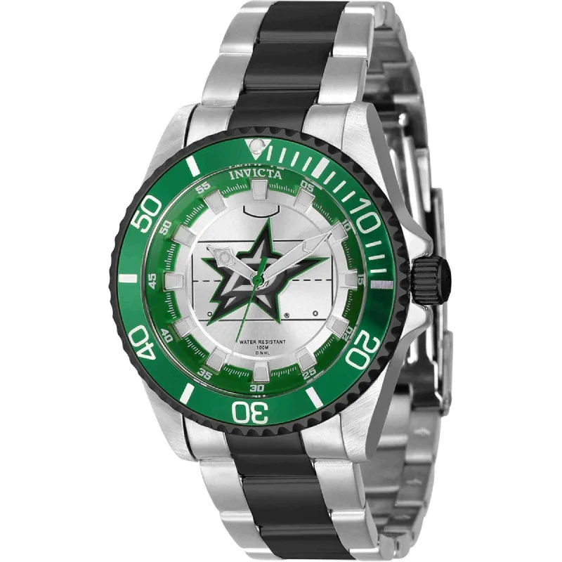 Invicta Women's Quartz Watch - NHL Dallas Stars Two Tone Stainless Bracelet | 42213