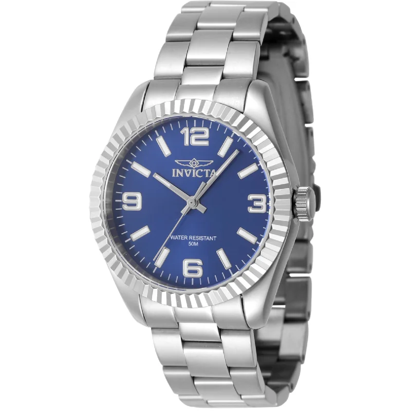 Invicta Women's Quartz Watch - Specialty Blue Dial Stainless Steel Bracelet | 47466