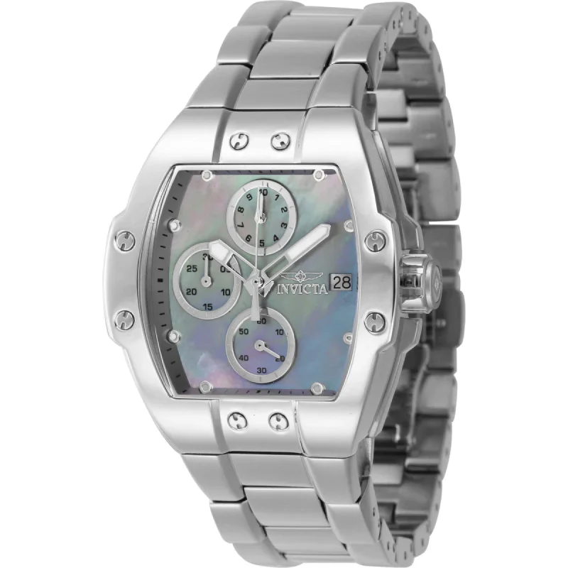 Invicta Women's Watch - S1 Rally Mother of Pearl Dial Silver Steel Bracelet | 45769