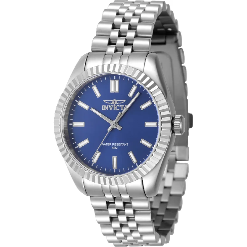 Invicta Women's Watch Specialty Quartz Blue Dial Silver Tone Bracelet 47497