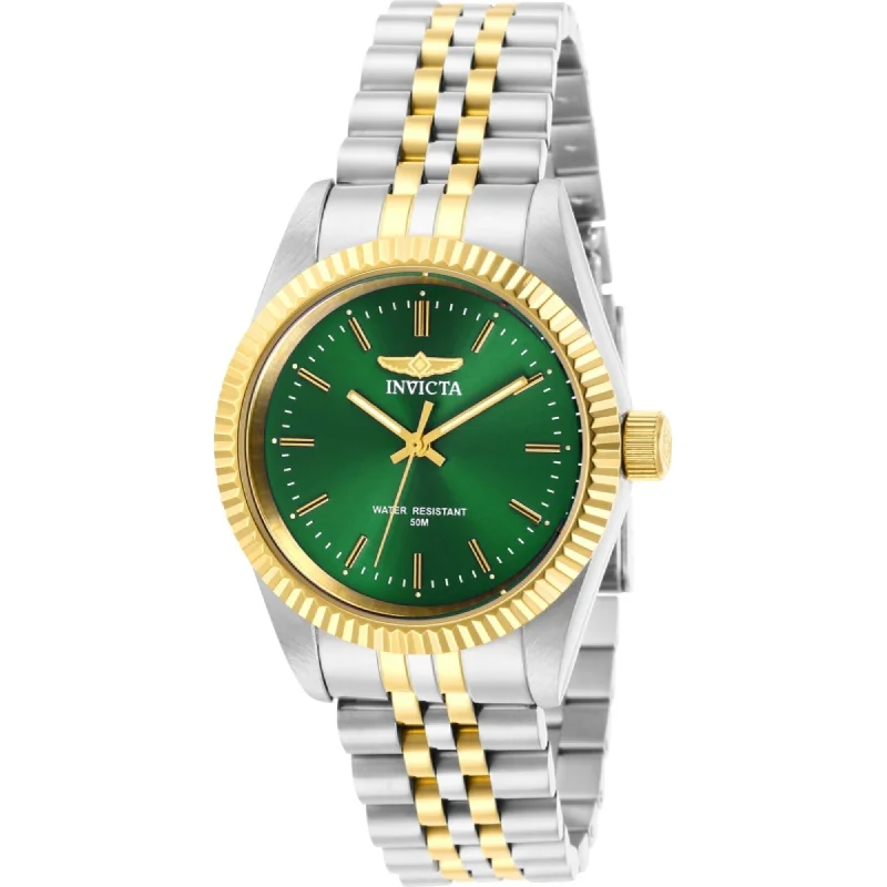 Invicta Women's Watch - Specialty Quartz Green Dial Two Tone Steel Bracelet | 29402