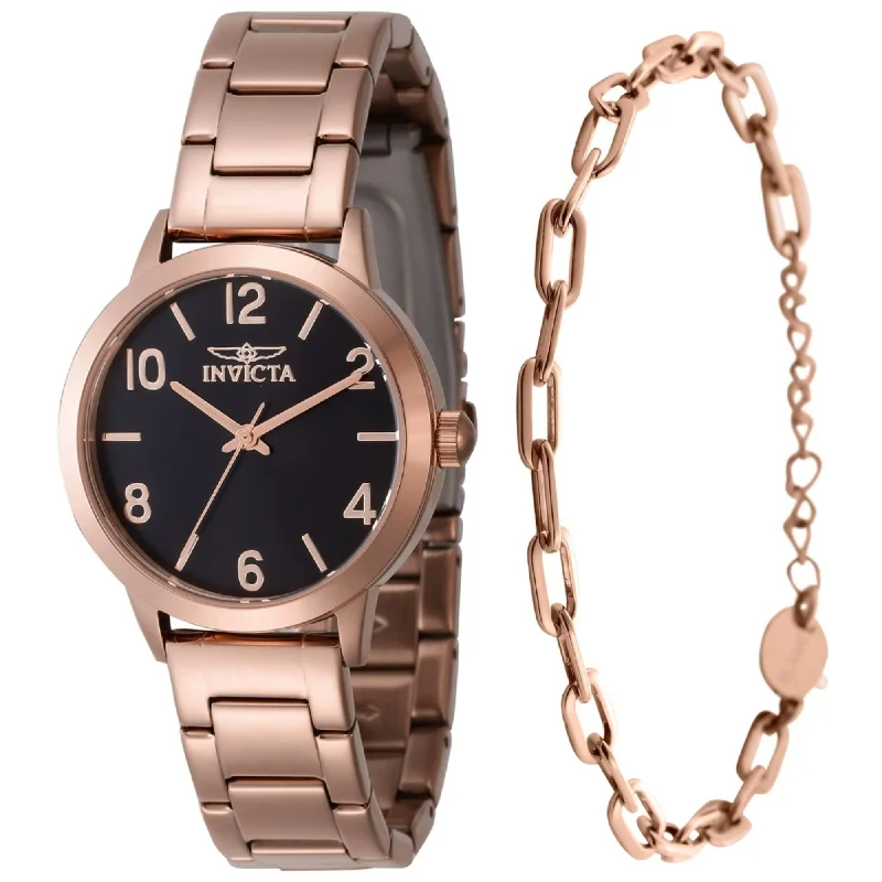 Invicta Women's Watch with Bracelet Set - Wildflower Rose Gold Bracelet | 47272