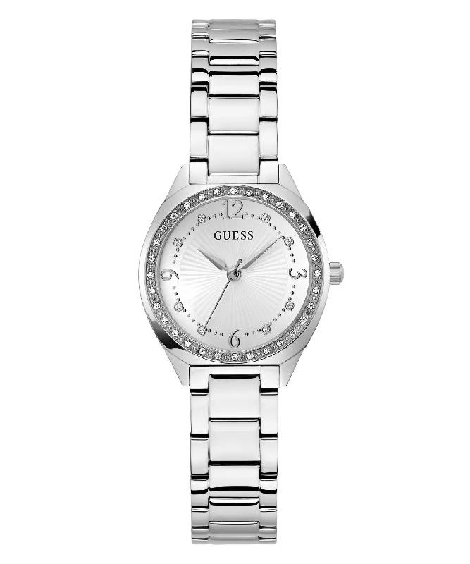 Guess Ladies Charlotte Silver Tone Stainless Steel Watch GW0767L1