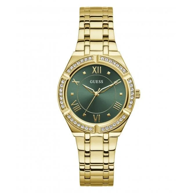 Guess Ladies Cosmo Gold Tone Watch GW0033L8