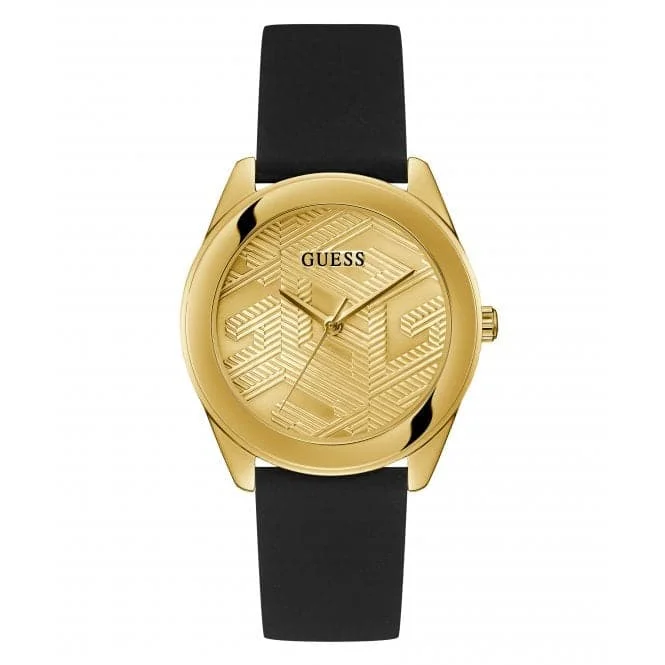 Guess Ladies Cubed Gold Tone Watch GW0665L1