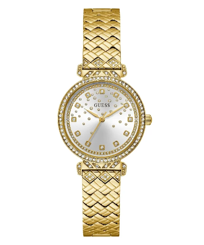 Guess Ladies Enchantment Gold Tone Recycled Steel Watch GW0763L2