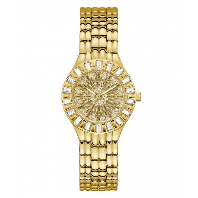 Guess Ladies Firework Gold Tone Watch GW0602L2