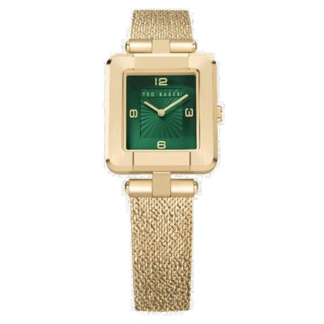 Ted Baker Ladies Gold-Tone Mesh Watch BKPMSF306