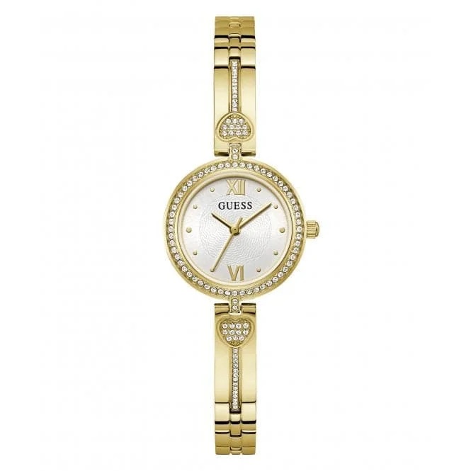 Guess Ladies Lovey Gold Tone Watch GW0655L2