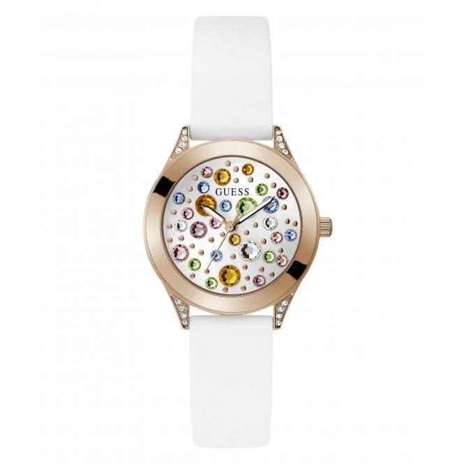 Guess Ladies Mini Wonderlust White Watch GW0678L4