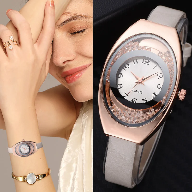 Leather Watches Women Luxury Top Brand Strap Dress Quartz Watch For Ladies Bracelet Wristwatches Female Clock Relogio Feminino