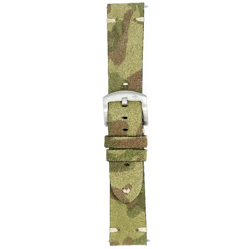 Meccaniche Veneziane Watch Arsenale Green Camo Leather Strap